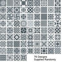Rustic Taco Heritage Mix Porcelain Matt Feature Wall/Floor Tile 165 x 165