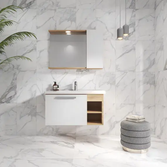 SENORA WHITE GLOSSY 30X60 - 10 Tiles per box (1.80m2)