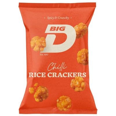 Big D Mini Chilli Rice Crackers 12 x 40g