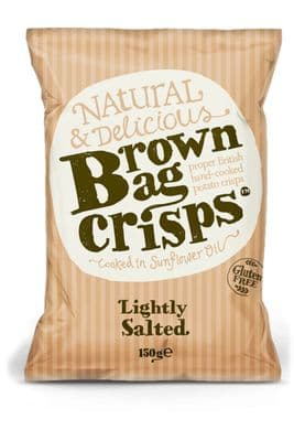 Brown Bag Crisps Sharing Bags Lightly Salted 10 x 150g