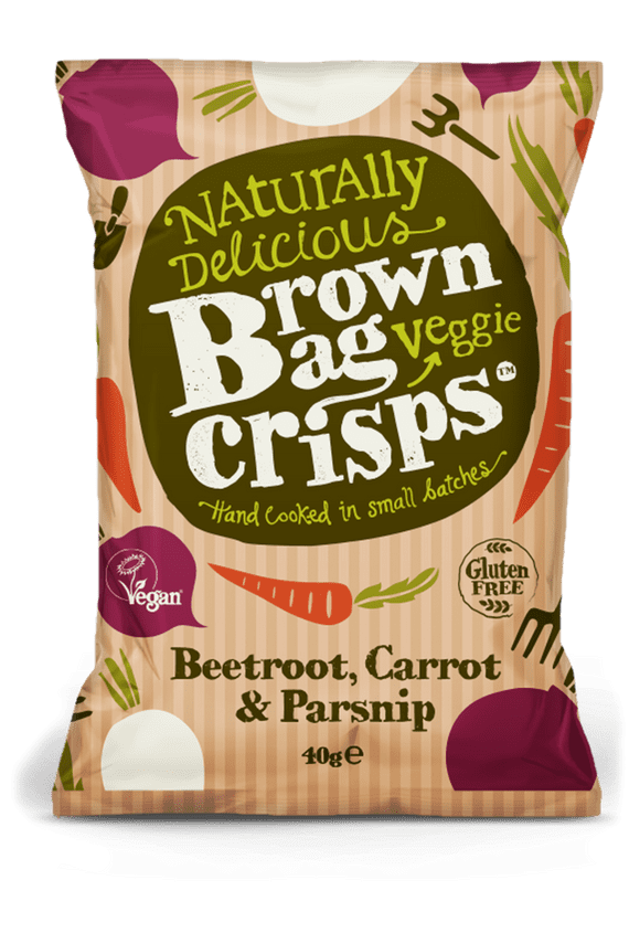 Brown Bag Vegetable Crisps 15 x 40g