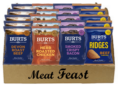 Burts Crisps Meat Feast Flavours Mix 20 x 40g