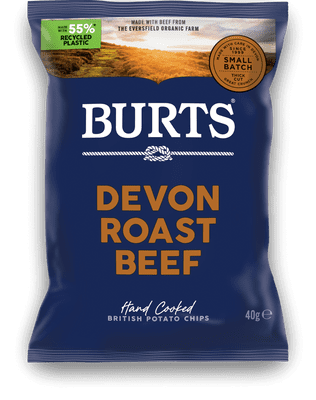 Burts Devon Roast Beef Crisps 20 x 40g