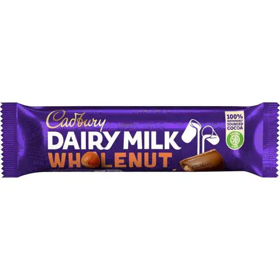 Cadburys Dairy Milk Wholenut 48 x 45g