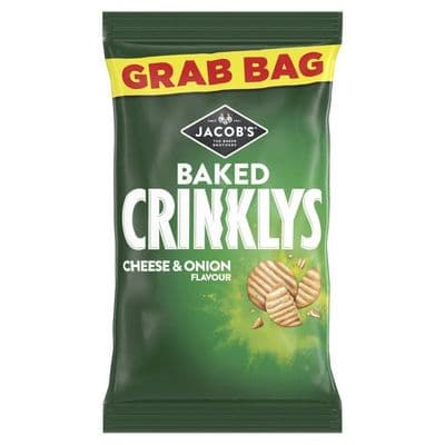 Jacobs Mini Cheddars Crinkly Cheese & Onion 30 x 45g