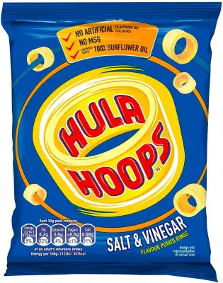 KP Hula Hoops Salt & Vinegar 32 x 34g