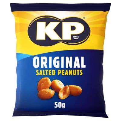 KP Salted Peanuts 21 x 50g Carded