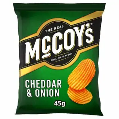 McCoy's Cheddar & Onion 36 x 45g