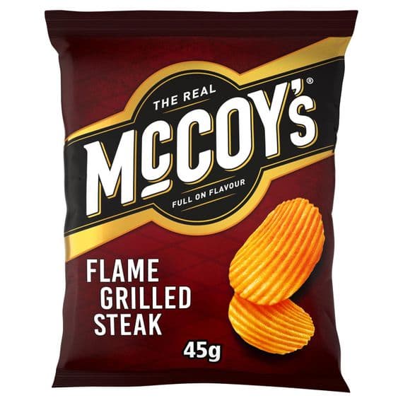 McCoy's Flame Grilled Steak Crisps 36 x 45g