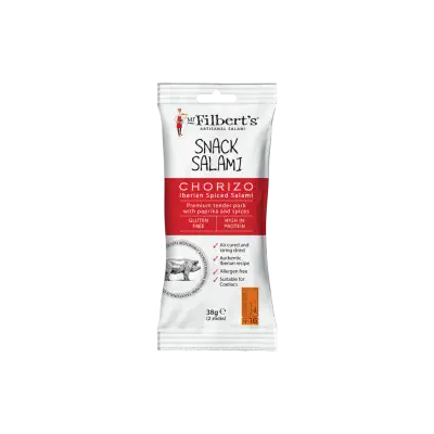 Mr Filberts Chorizo Salami Sticks 15 x 38g Pub Pack