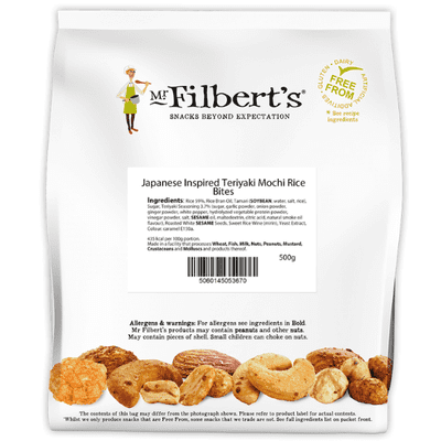 Mr Filberts Japanese Teriyaki Mochi Rice Bites 500g