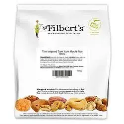 Mr Filberts Thai Tom Yum Mochi Rice Bites 500g Dated 05/26