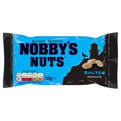 Nobby's Nuts Salted Peanuts 24 x 50g Carded