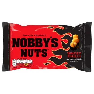 Nobby's Nuts Sweet Chilli Flavour Coated Peanuts 20 x40g Boxed