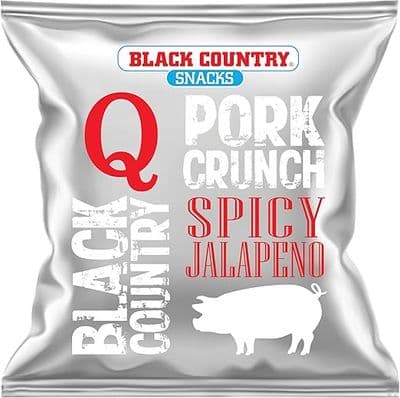 Q Pork Crunch Spicy Jalapeno 15 x 30g Hanging Bags