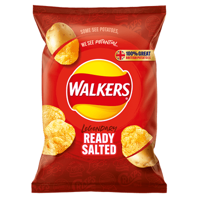 Walkers Crisps Standard Ready Salted 32 x 32.5g