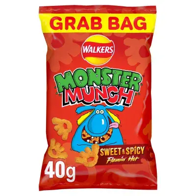 Walkers Monster Munch Flaming Hot 35 x 40g