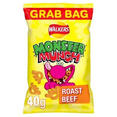 Walkers Monster Munch Roast Beef 35 x 40g