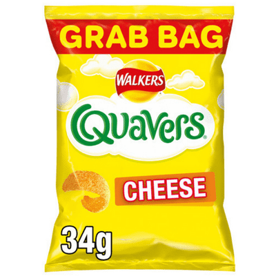 Walkers Quavers Crisps Grab Bags 30 x 34g