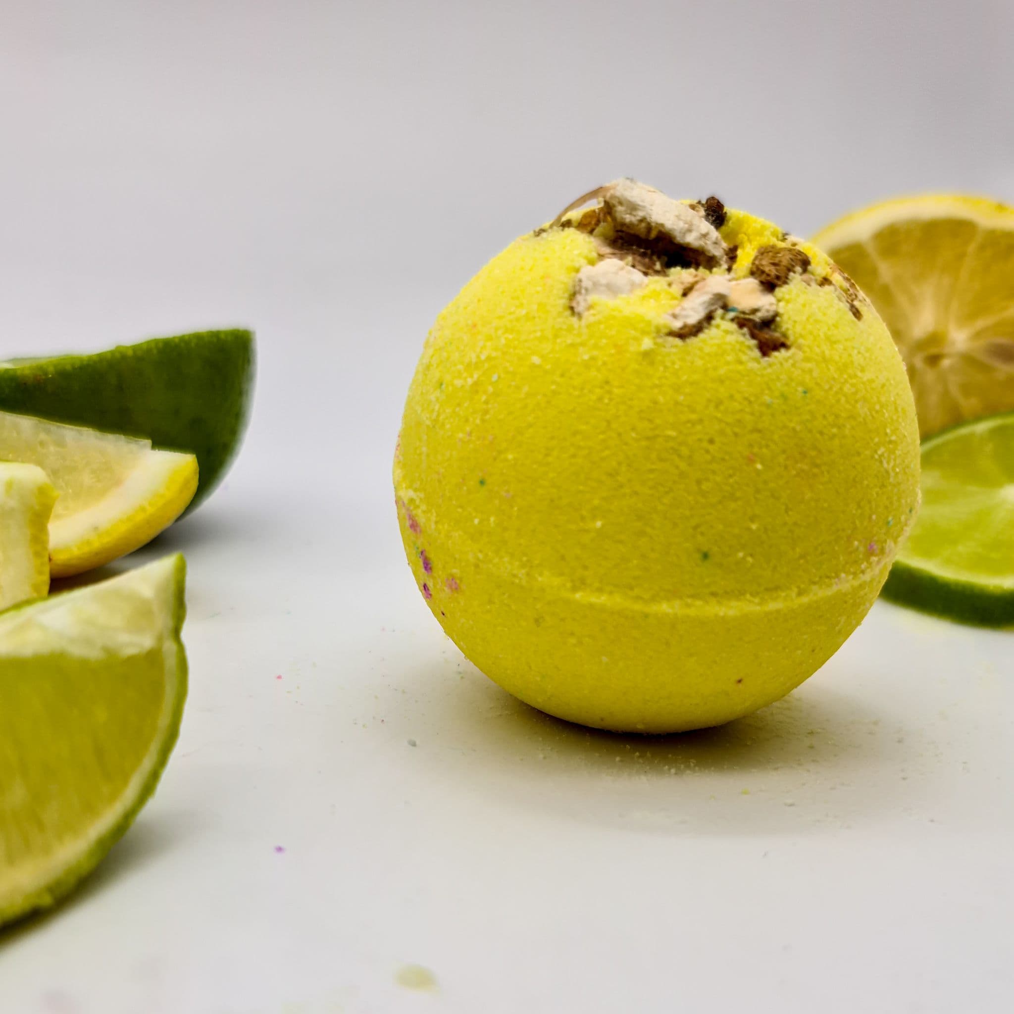 Lemon & Lime Aromatherapy Bath Bomb Essential Oil Bath Bombs