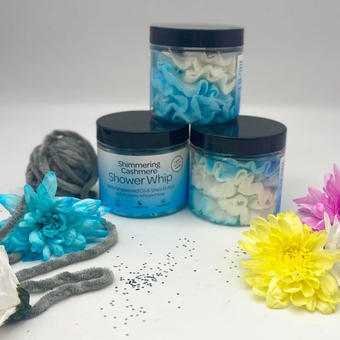 Shimmering Cashmere Shower Whip Wholesale Whipped Soap Scentish