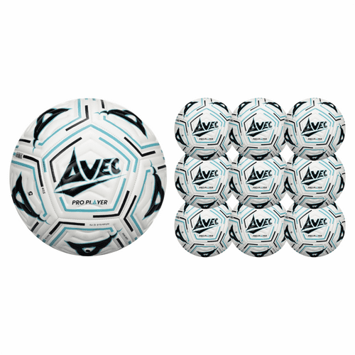 Avec Pro Player Football - Hyper Blue - Pack of 10