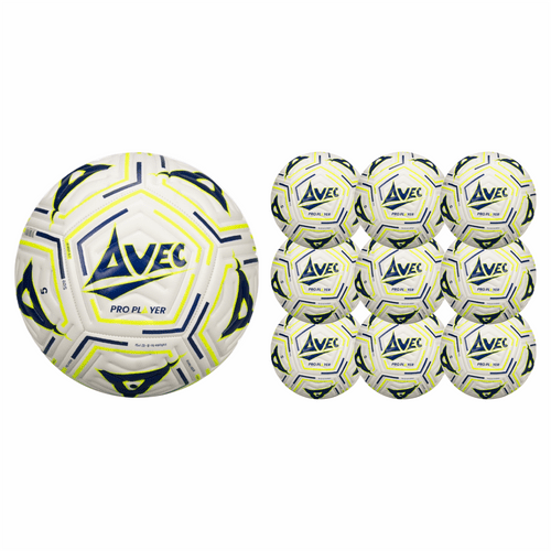 Avec Pro Player Football - Neon Yellow - Pack of 10