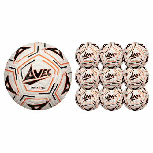 Avec Pro Player Football - Tangerine - Pack of 10