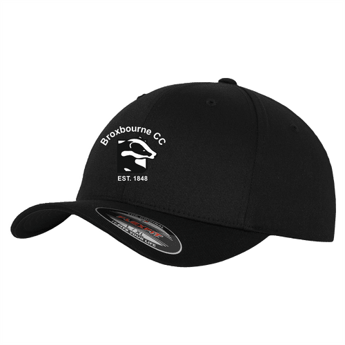 Broxbourne Cricket Club Ladies Flexfit 5 Panel Premium Curved Snapback