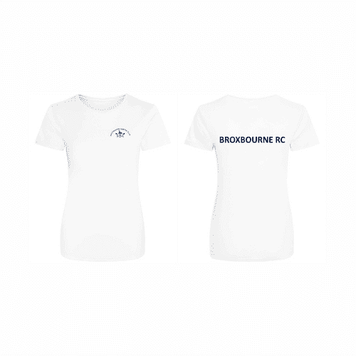 Broxbourne RC  Lady-Fit Cool T-Shirt Senior (White)