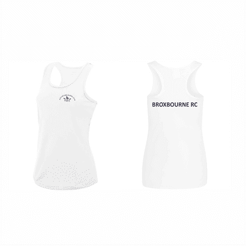Broxbourne RC  Lady-Fit Cool Vest Senior (White)