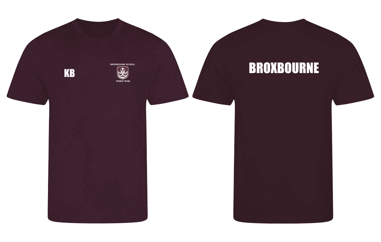 Broxbourne School Tennis Team T-Shirt Senior