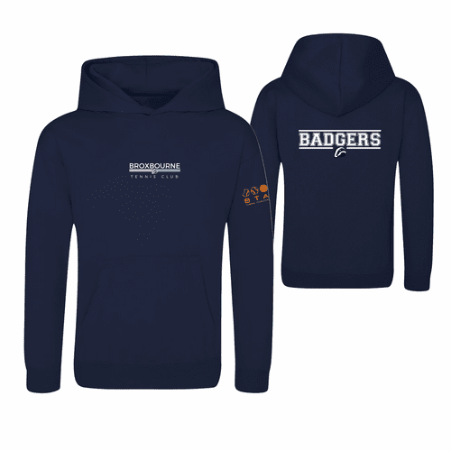 Broxbourne Tennis Club Navy Hoodie Senior
