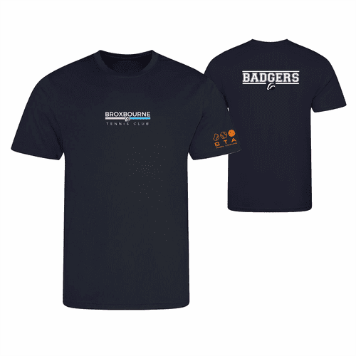 Broxbourne Tennis Club Navy T-Shirt Junior