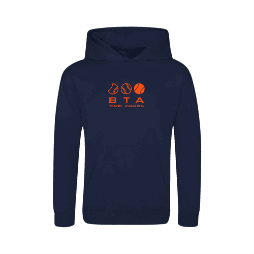 BTA Tennis Coaching Navy Hoodie Junior