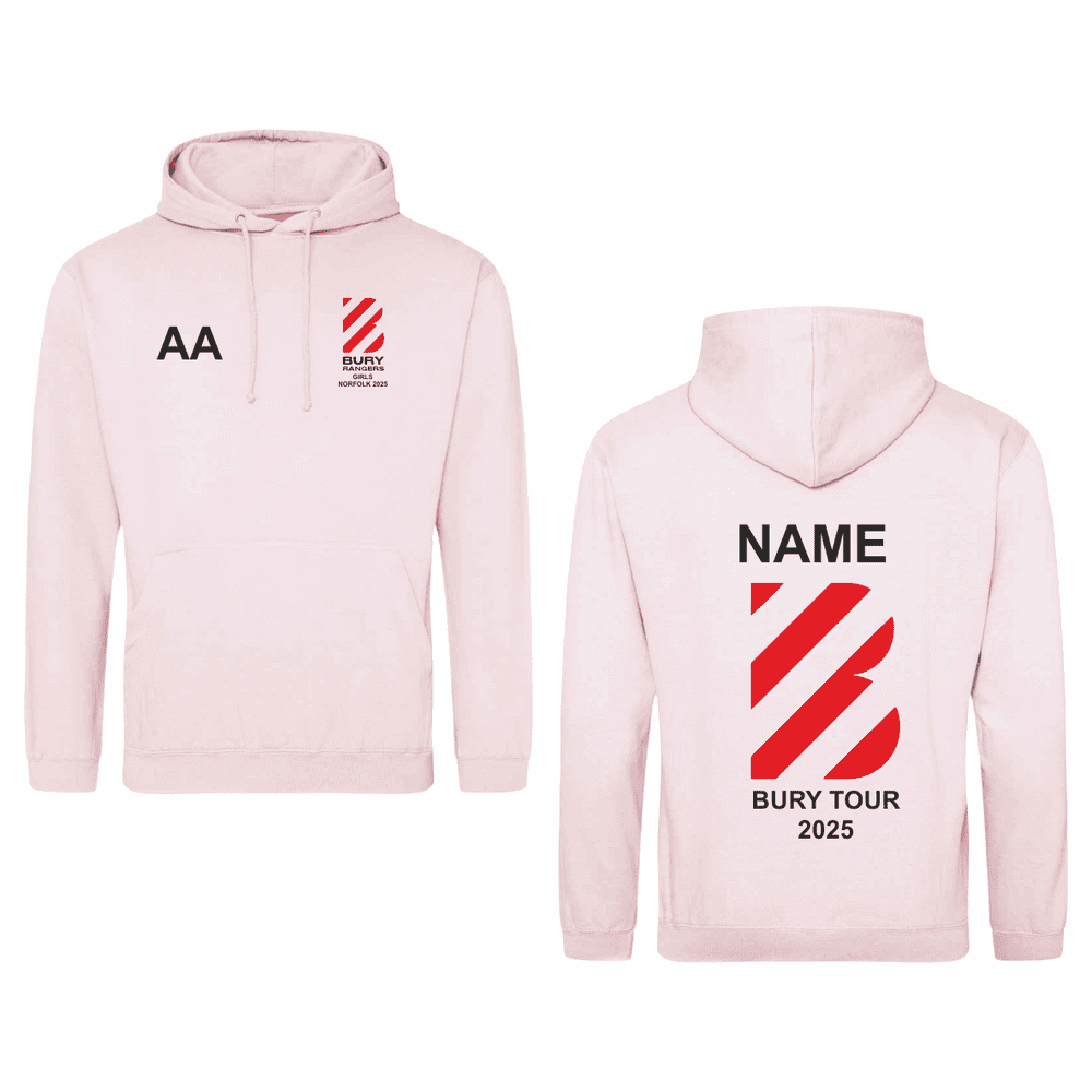 Bury Rangers Girls Norfolk Tour Hoody 2025 Junior