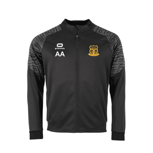 Cheshunt Walking FC Stanno Black Senior Full Zip Tracksuit Top