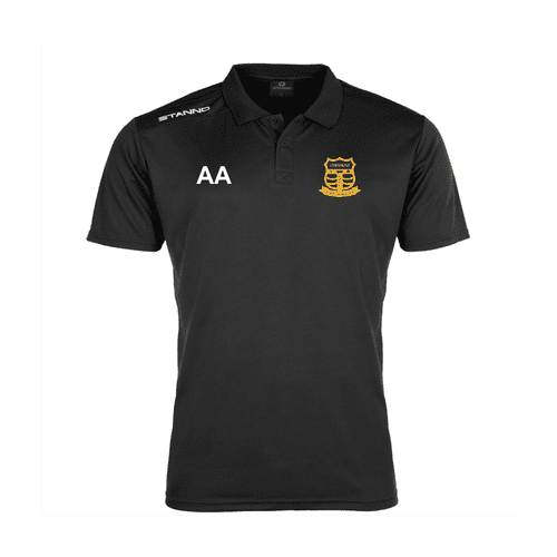 Cheshunt Walking FC Stanno Black Senior Polo