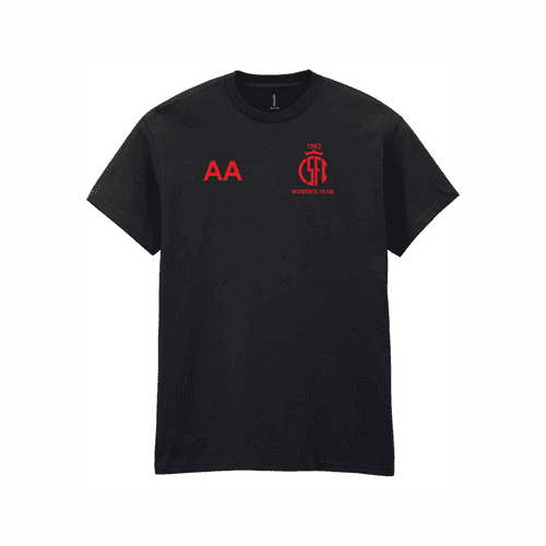 CSFC Women's Team Heavy Cotton T-Shirt - Black