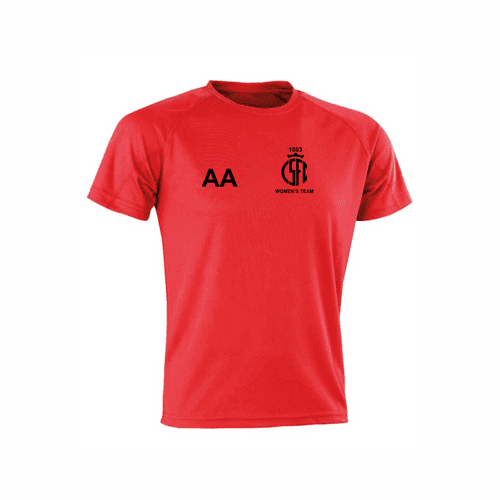 CSFC Women's Team Performance Aircool T-Shirt - Red