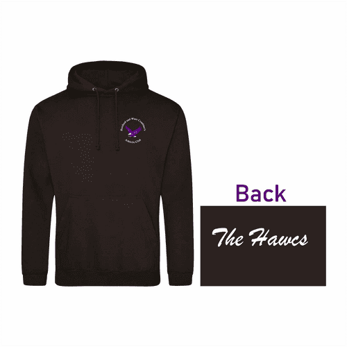 Hawcs Athletics Club Standard Hoodie Unisex Fit Black - Junior