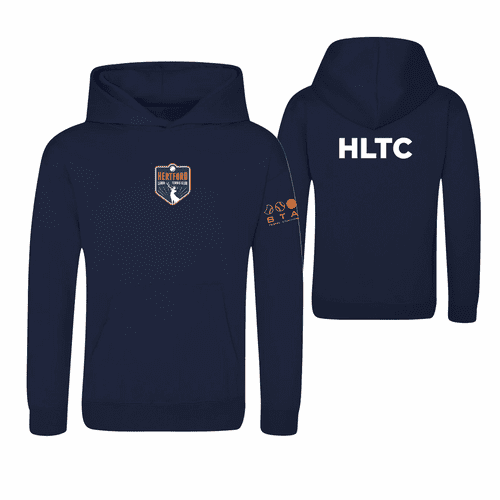 Hertford Tennis Club Navy Hoodie Senior