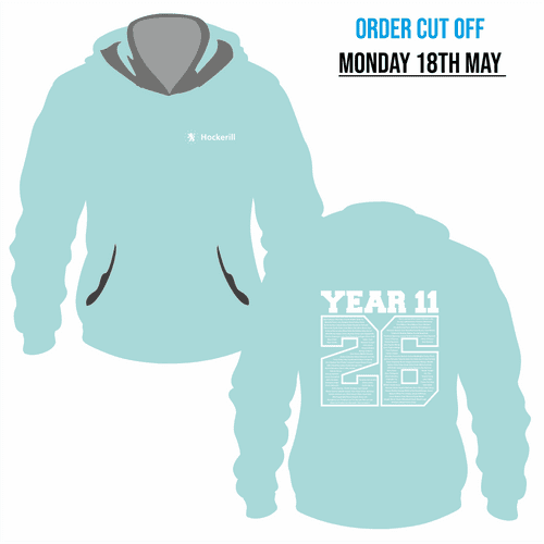 Hockerill Year 11 Hoodie 2026  - Peppermint