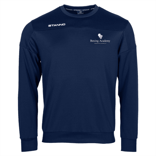 Magnum Opus Boxing Academy Pride Round Neck Sweatshirt Navy/White