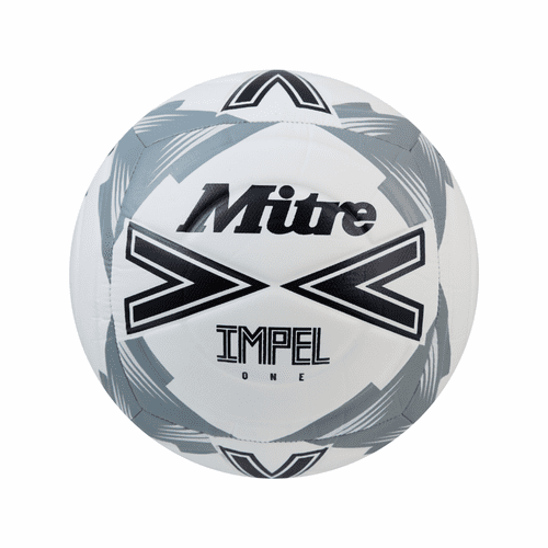 Mitre Impel One Football - White/Black/Grey
