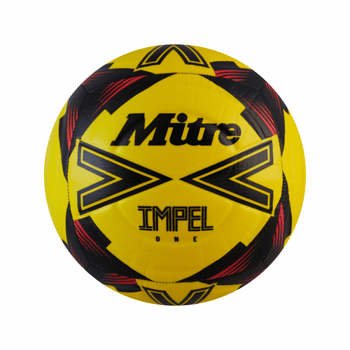 Mitre Impel One Football - Yellow/Black/Red