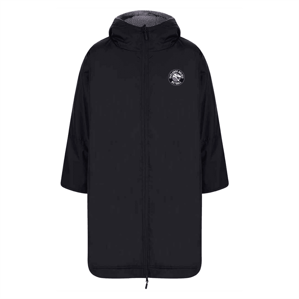 Oaklands Wolves Netball All Weather Robe Senior