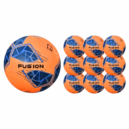 Precision Fusion FIFA Basic Training Ball - Fluo Orange/Blue/Royal/Grey - Pack of 10