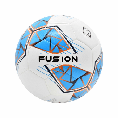 Precision Fusion FIFA Basic Training Ball - White/Cyan/Orange/Grey