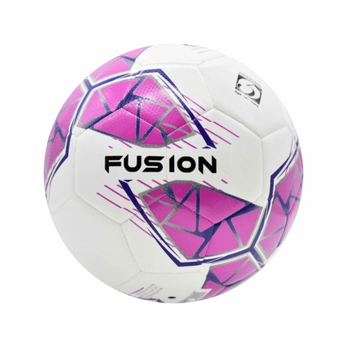 Precision Fusion FIFA Basic Training Ball - White/Pink/Purple/Grey